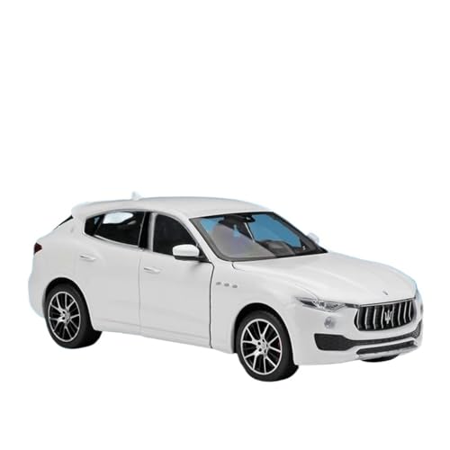 YCNXEB Miniatur Modelle 1 24 Für Maserati Levante SUV Legierung Auto Druckguss Metall Fahrzeuge Modell Simulation Sammlung Spielzeug Originalgetreue Nachbildung(White) von YCNXEB