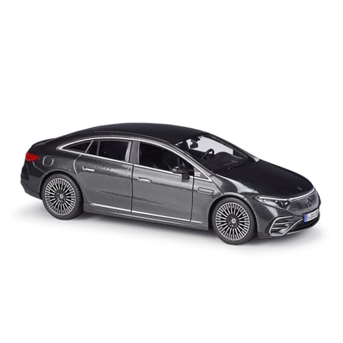 YCNXEB Miniatur Modelle 1 24 Für Maßstabsgetreues Druckguss-Metall-Mercedes-Benz Special Edition EQS-Legierungsautomodell-Spielzeug-C-Sammlerdisplay Originalgetreue Nachbildung(Gray) von YCNXEB