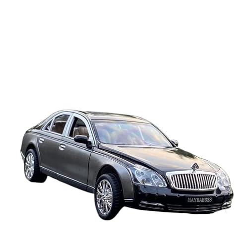 YCNXEB Miniatur Modelle 1 24 Für Maybach 62s S650 Classic Luxy Legierung Auto Druckguss Metall Spielzeug Fahrzeuge Modell Simulation Sammlung Spielzeug Originalgetreue Nachbildung(Gray) von YCNXEB