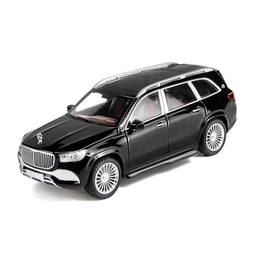 YCNXEB Miniatur Modelle 1 24 Für Maybachs GLS-Klasse GLS600 Legierungsautomodell Druckguss Metallspielzeugauto Modellsammlung Autoenthusiasten Originalgetreue Nachbildung(Schwarz) von YCNXEB