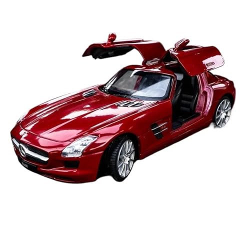 YCNXEB Miniatur Modelle 1 24 Für Mercedes Benz SLS AMG Sportwagen Legierungsmodell Spielzeug Home Décor Enthusiasts Collection Originalgetreue Nachbildung von YCNXEB