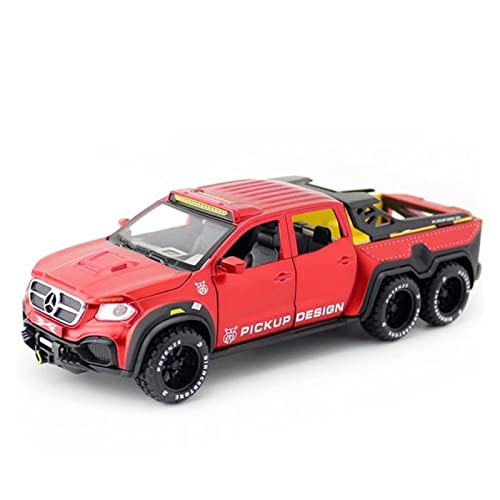 YCNXEB Miniatur Modelle 1 24 Für Mercedes Pickup Legierung Druckguss Modellsammlung Spielzeugauto Kindergeschenke Originalgetreue Nachbildung(A) von YCNXEB