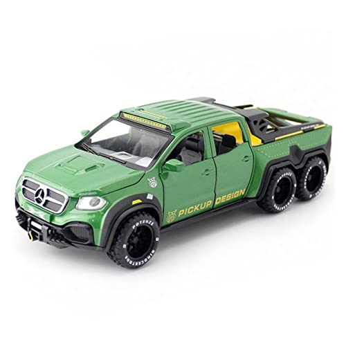 YCNXEB Miniatur Modelle 1 24 Für Mercedes Pickup Legierung Druckguss Modellsammlung Spielzeugauto Kindergeschenke Originalgetreue Nachbildung(C) von YCNXEB