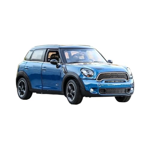 YCNXEB Miniatur Modelle 1 24 Für Mini Countryman Druckguss-Legierung Metall Auto Modell Auto Spielzeug Fahrzeuge Miniatur Auto Enthusiasten Sammlerstücke Originalgetreue Nachbildung(Blau) von YCNXEB