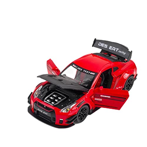 YCNXEB Miniatur Modelle 1 24 Für Nissan GTR Sportwagen Legierung Die Casting Model Collection Display Spielzeugauto Kindergeschenke Originalgetreue Nachbildung(B) von YCNXEB