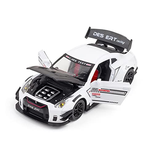 YCNXEB Miniatur Modelle 1 24 Für Nissan GTR Sportwagen Legierung Die Casting Model Collection Display Spielzeugauto Kindergeschenke Originalgetreue Nachbildung(C) von YCNXEB