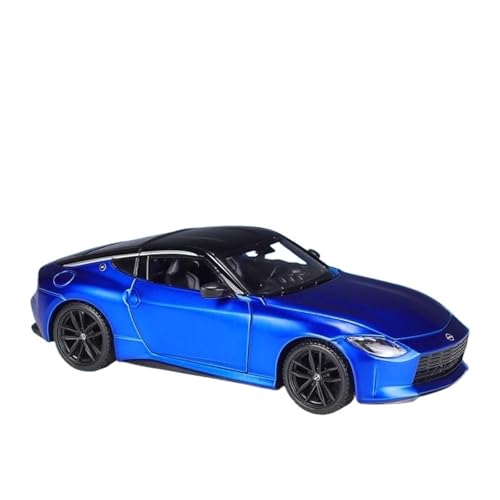 YCNXEB Miniatur Modelle 1 24 Für Nissan Z 2023 Super Sport Auto Legierung Auto Druckguss Miniatur Maßstab Modell Auto Auto Modell Originalgetreue Nachbildung(Blau) von YCNXEB