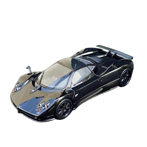 YCNXEB Miniatur Modelle 1 24 Für Pagani Zonda F Huayra Legierung Sportwagen Druckguss Metall Rennwagen Modell Simulation Spielzeug Sammlung Originalgetreue Nachbildung(Schwarz) von YCNXEB