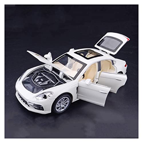 YCNXEB Miniatur Modelle 1 24 Für Palamela Legierung Sportwagenmodell Ornamente Sound Und Leichtmetall Spielzeug Geschenk Nachbildung(White) von YCNXEB