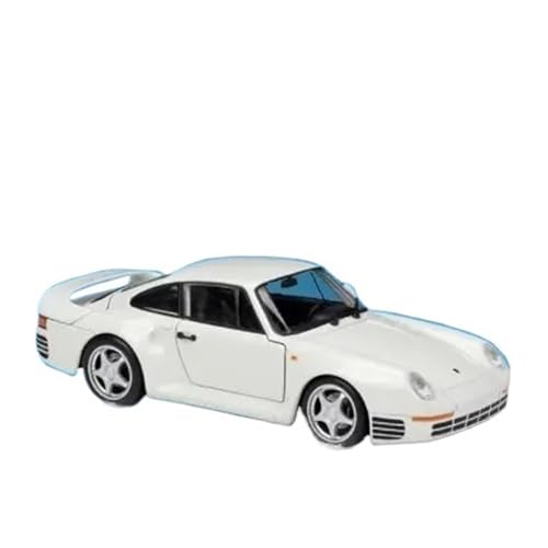 YCNXEB Miniatur Modelle 1 24 Für Porsche 959 Legierung Sportwagen Modell Diecast Metall Spielzeug Fahrzeuge Auto Modell Hohe Simulation Sammlung Spielzeug Originalgetreue Nachbildung(White) von YCNXEB