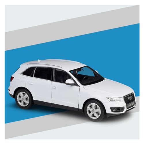YCNXEB Miniatur Modelle 1 24 Für Q5 SUV Sportwagen Zinklegierung Simulation Automodell Als Vatertagsgeschenk Für Erwachsene Nachbildung(White) von YCNXEB