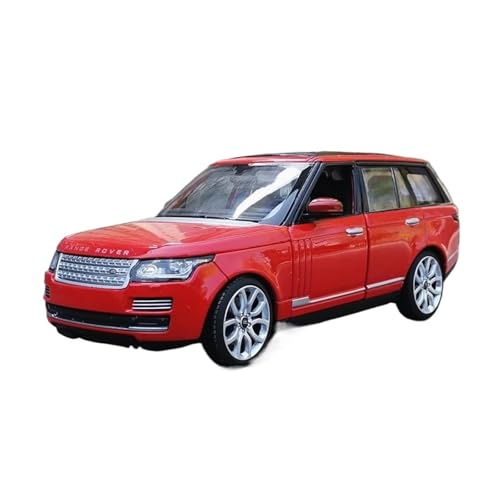 YCNXEB Miniatur Modelle 1 24 Für Range Rover SUV Legierung Auto Druckguss Fahrzeuge Automodell Miniaturmodell Im Maßstab Sammlerstücke Originalgetreue Nachbildung(Rot) von YCNXEB