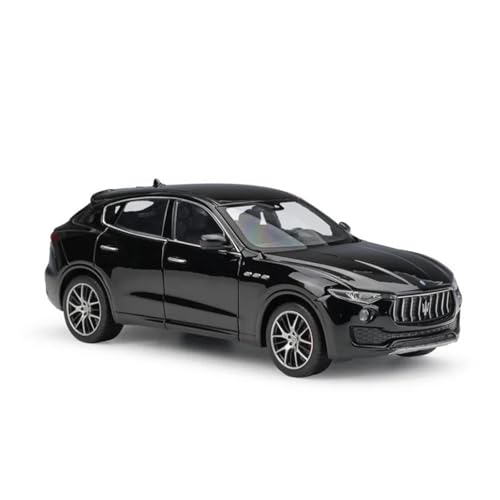 YCNXEB Miniatur Modelle 1 24 Für Scale DiecastCar Toys Maserati Levante SUV Geländewagen Diecast Metal Alloy Toy Adult Collection Originalgetreue Nachbildung(Schwarz) von YCNXEB