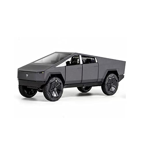 YCNXEB Miniatur Modelle 1 24 Für Tesla Cyber Truck Alloy Automodell Abnehmbarer Junge Pickup Spielzeug Nachbildung(Chrom) von YCNXEB