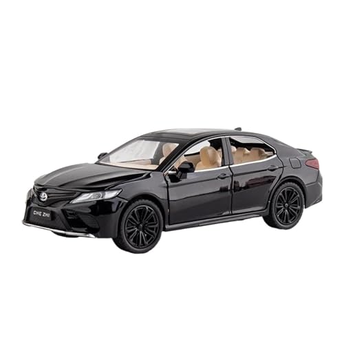 YCNXEB Miniatur Modelle 1 24 Für Toyota Camry Legierung Auto Modell Diecast Spielzeug Fahrzeuge Metall Spielzeug Auto Modell Sound Und Licht Sammlungen Originalgetreue Nachbildung(Schwarz) von YCNXEB