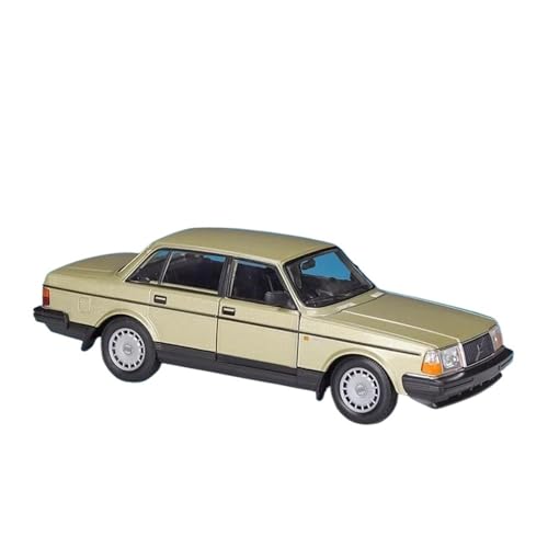 YCNXEB Miniatur Modelle 1 24 Für Volvo 240 GL Legierung Oldtimer Druckguss Metall Spielzeug Fahrzeuge Auto Modell Simulation Sammlung Spielzeug Originalgetreue Nachbildung(Metallic) von YCNXEB