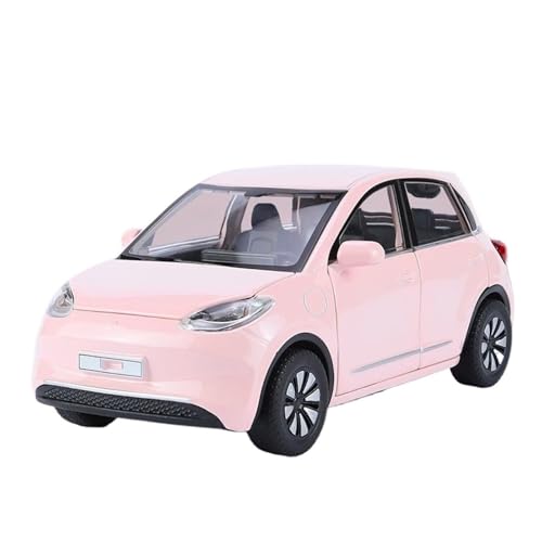 YCNXEB Miniatur Modelle 1 24 Für Wuling Bingo SUV Legierung Miniatur Auto Druckguss Metall Maßstab Auto Modell Sound & Licht Sammlung Spielzeug Fahrzeuge Originalgetreue Nachbildung(Rosa) von YCNXEB