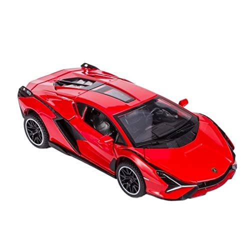 YCNXEB Miniatur Modelle 1 24 Legierung Automodell Für Lamborghini Sian FKP37 Supercar Diecast Vehicle Toy Collection Originalgetreue Nachbildung(1 32 SIAN Red) von YCNXEB