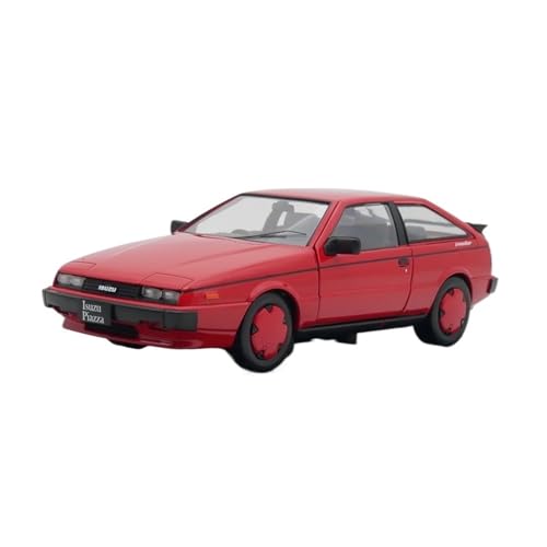 YCNXEB Miniatur Modelle 1 24 Legierung Automodell Sammlung Für Isuzu Piazza Irmscher 1985 Japan Rot Isuzu Auto Spielzeug & Geschenke Originalgetreue Nachbildung von YCNXEB