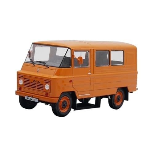 YCNXEB Miniatur Modelle 1 24 Legierung Automodelle Sammlung Für ZUK A-07 1990 Polnischer Käfer Orange Van UDSSR Spielzeug Geschenke Originalgetreue Nachbildung von YCNXEB