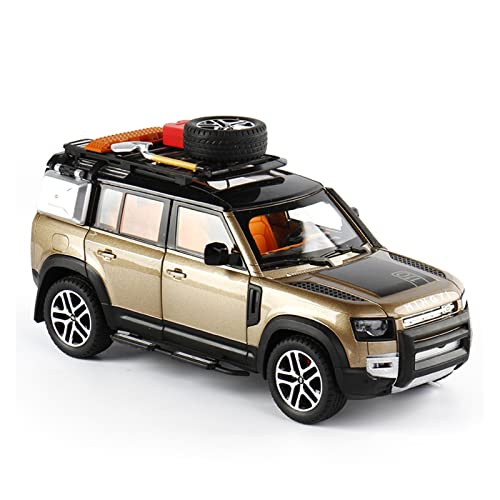 YCNXEB Miniatur Modelle 1 24 for Land Rover Defender SUV Legierung Auto Diecast Spielzeugfahrzeuge Modell Sound Light Pull Back Car Collection Nachbildung(A) von YCNXEB