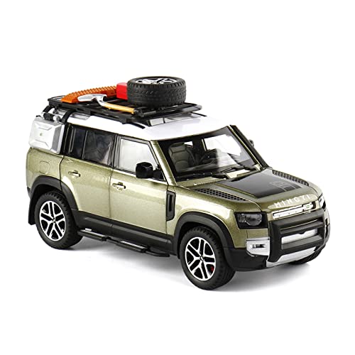 YCNXEB Miniatur Modelle 1 24 for Land Rover Defender SUV Legierung Auto Diecast Spielzeugfahrzeuge Modell Sound Light Pull Back Car Collection Nachbildung(C) von YCNXEB