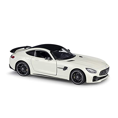YCNXEB Miniatur Modelle 1 24 for Mercedes-Benz AMG GTR Alloy Metal Diecast Cars Model Initial Toy Car Children Collection Originalgetreue Nachbildung(White) von YCNXEB