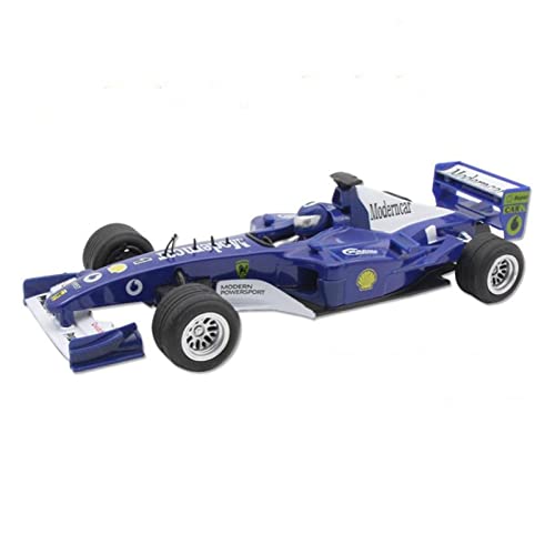 YCNXEB Miniatur Modelle 1 32 F1 Formula Racing Alloy Sound Und Licht Pull Back Racing Modell Kinderspielzeugauto Nachbildung(Blau) von YCNXEB