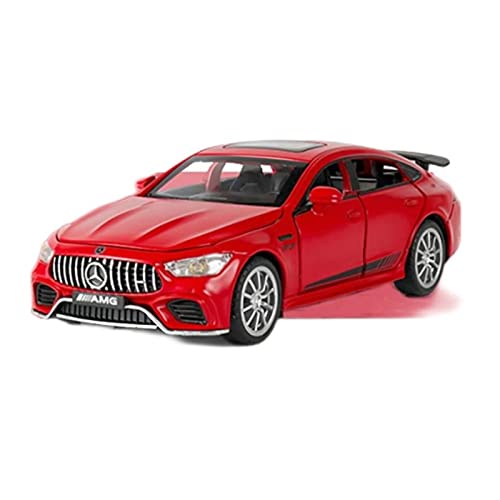 YCNXEB Miniatur Modelle 1 32 Für AMG GT63S Alloy Sports Car Model Simulation Tür Kann Geöffnet Werden Musik Zurückziehen Originalgetreue Nachbildung(Rot) von YCNXEB