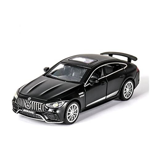 YCNXEB Miniatur Modelle 1 32 Für AMG GT63S Alloy Sports Car Model Simulation Tür Kann Geöffnet Werden Musik Zurückziehen Originalgetreue Nachbildung(Schwarz) von YCNXEB