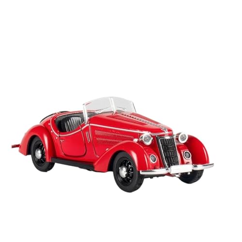 YCNXEB Miniatur Modelle 1 32 Für Audi Wander W25K Roadster Legierung Metall Serie Klassische Sport Auto Modell Klassische Alte Auto Sammlung Modell Originalgetreue Nachbildung(Rot) von YCNXEB