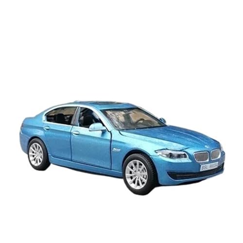 YCNXEB Miniatur Modelle 1 32 Für BMW 5 Series 535i Automodell Aus Legierung, Druckguss-Metallspielzeugfahrzeuge, Automodell, Hohe Simulation, Ton Und Licht Originalgetreue Nachbildung(Blau) von YCNXEB