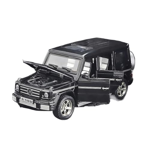 YCNXEB Miniatur Modelle 1 32 Für Benz G65 G500 Legierung Auto Modell Druck Druck Metall Spielzeug Geländewagen Simulation Auto Modell Sammlung Spielzeug Originalgetreue Nachbildung(Schwarz) von YCNXEB