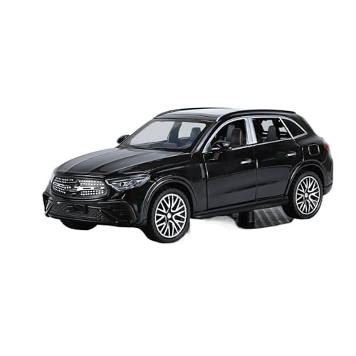 YCNXEB Miniatur Modelle 1 32 Für Benz GLC-400E SUV Legierung Auto Modell Sammlung Druckguss Metall Spielzeug Fahrzeug Auto Modell Simulation Sound Und Licht Originalgetreue Nachbildung(Schwarz) von YCNXEB