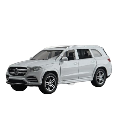 YCNXEB Miniatur Modelle 1 32 Für Benz GLS580 SUV Legierung Automodell Druckguss Metall Spielzeugfahrzeuge Automodell Simulation Sound Und Licht Sammlung Originalgetreue Nachbildung(White) von YCNXEB