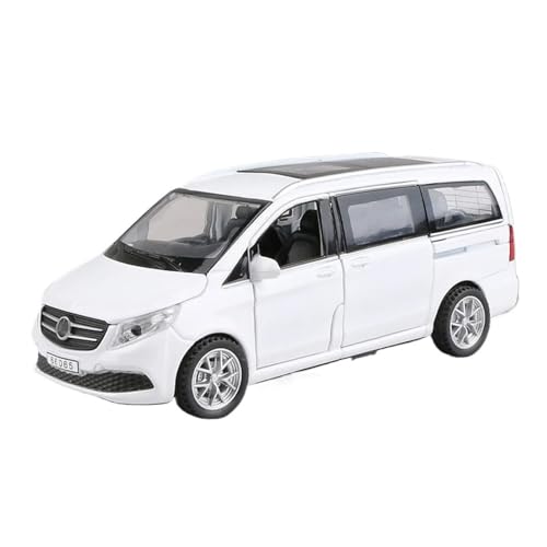 YCNXEB Miniatur Modelle 1 32 Für Benz V260 MPV Legierung Auto Modell Druckguss Metall Spielzeug Fahrzeuge Auto Modell Hohe Simulation Ornamente Sammlung Originalgetreue Nachbildung(Rot) von YCNXEB