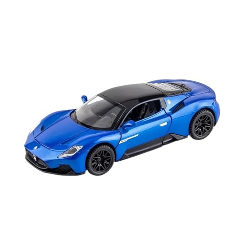 YCNXEB Miniatur Modelle 1 32 Für Chevrolet Corvette Supercar Modell Spielzeug Auto Diecast Simulation Metall Legierung Fahrzeuge Originalgetreue Nachbildung(Blau) von YCNXEB