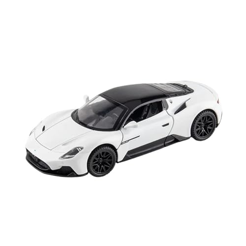 YCNXEB Miniatur Modelle 1 32 Für Chevrolet Corvette Supercar Modell Spielzeug Auto Diecast Simulation Metall Legierung Fahrzeuge Originalgetreue Nachbildung(White) von YCNXEB