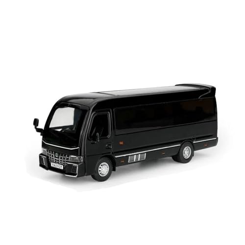 YCNXEB Miniatur Modelle 1 32 Für Coaster Legierung Bus Auto Druckguss Metall Passagier Coach Fahrzeuge Auto Modell Enthusiasten Sammlung Geschenk Originalgetreue Nachbildung(Schwarz) von YCNXEB