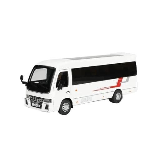 YCNXEB Miniatur Modelle 1 32 Für Coaster Legierung Bus Auto Druckguss Metall Passagier Coach Fahrzeuge Auto Modell Enthusiasten Sammlung Geschenk Originalgetreue Nachbildung(White) von YCNXEB