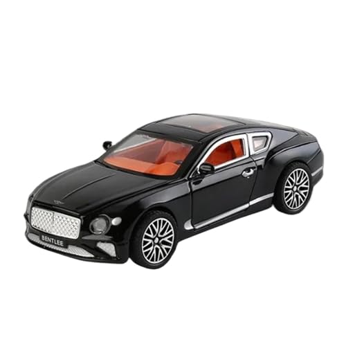 YCNXEB Miniatur Modelle 1 32 Für Continental GT Legierung Luxy Auto Modell Druckguss Metall Auto Fahrzeuge Modell Sammlung Spielzeug Geschenke Originalgetreue Nachbildung(Schwarz) von YCNXEB