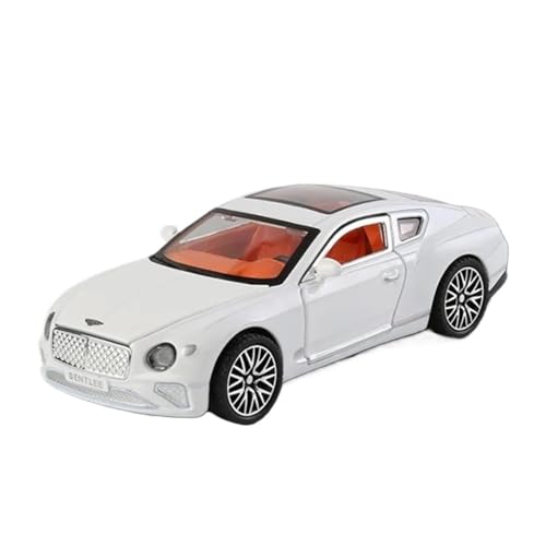 YCNXEB Miniatur Modelle 1 32 Für Continental GT Legierung Luxy Auto Modell Druckguss Metall Auto Fahrzeuge Modell Sammlung Spielzeug Geschenke Originalgetreue Nachbildung(White) von YCNXEB