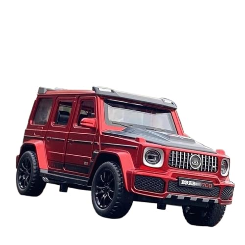 YCNXEB Miniatur Modelle 1 32 Für G700 G65 SUV Legierung Auto Diecast Simulation Metall Spielzeug Geländewagen Auto Modell Sound Licht Sammlung Originalgetreue Nachbildung(Rot) von YCNXEB