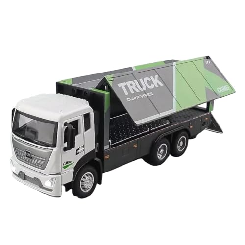 YCNXEB Miniatur Modelle 1 32 Für LKW Legierung Auto Modell Container Container Engineering Transport Fahrzeug Auto Enthusiasten Sammlerstücke Geschenk Originalgetreue Nachbildung(Grün) von YCNXEB