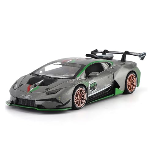 YCNXEB Miniatur Modelle 1 32 Für Lamborghini Huracan ST EVO Sportwagen Legierung Automodell Druckguss Spielzeugfahrzeuge Automodellsammlung Originalgetreue Nachbildung(Gray) von YCNXEB