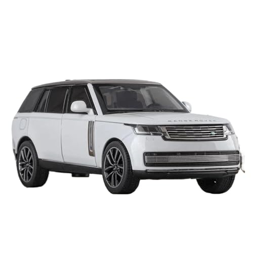 YCNXEB Miniatur Modelle 1 32 Für Land Rover Range Rover SUV Legierung Geländewagen Diecast Metall Miniatur Auto Modell Sammlung Spielzeug Fahrzeuge Originalgetreue Nachbildung(White) von YCNXEB