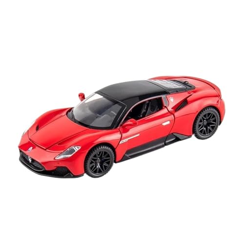 YCNXEB Miniatur Modelle 1 32 Für Maserati MC20 Coupe Legierung Sportwagen DiecastCar Simulation Sound Licht Spielzeugauto Jungen Fast and Furious Originalgetreue Nachbildung(Rot) von YCNXEB