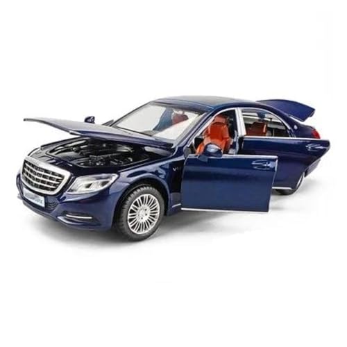 YCNXEB Miniatur Modelle 1 32 Für Maybachs S600 Legierung Automodell Druckguss Metall Spielzeugfahrzeuge Automodell Enthusiasten Sammlung Spielzeug Geschenk Originalgetreue Nachbildung(Blau) von YCNXEB