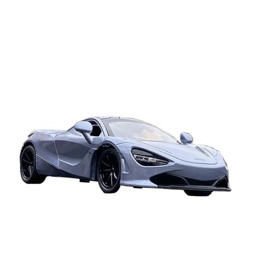 YCNXEB Miniatur Modelle 1 32 Für McLaren 720S Dekoration Legierung Modell Metall Fahrzeug Sound Licht Zurückziehen Spielzeug Auto Sammlungen Originalgetreue Nachbildung(Gray) von YCNXEB