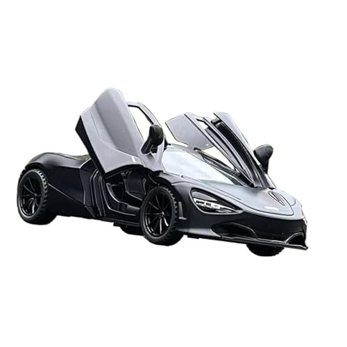 YCNXEB Miniatur Modelle 1 32 Für McLaren 720S Dekoration Legierung Modell Metall Fahrzeug Sound Licht Zurückziehen Spielzeug Auto Sammlungen Originalgetreue Nachbildung(Schwarz) von YCNXEB